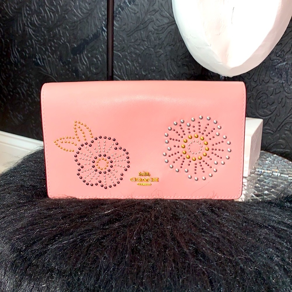 Coach Rose Rivet leather mini crossbody bag - Picture 3 of 15